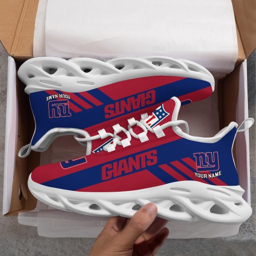 New York Giants Custom Name Max Soul Shoes V04 - Image 9