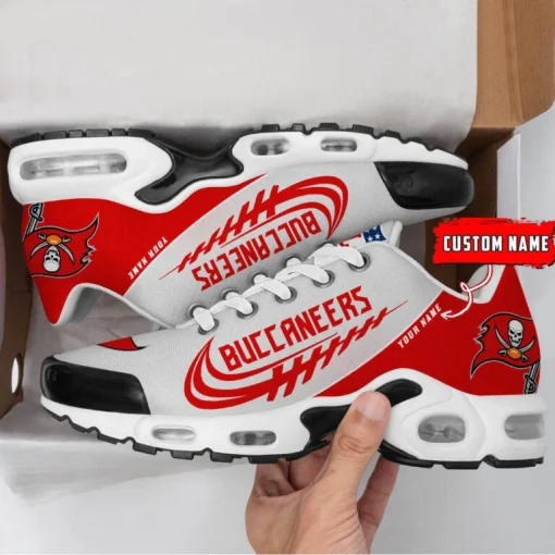 Tampa Bay Buccaneers Custom Name Air Cushion Sports Shoes V20 - Image 3