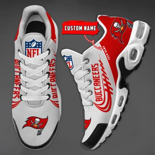Tampa Bay Buccaneers Custom Name Air Cushion Sports Shoes V20 - Image 4