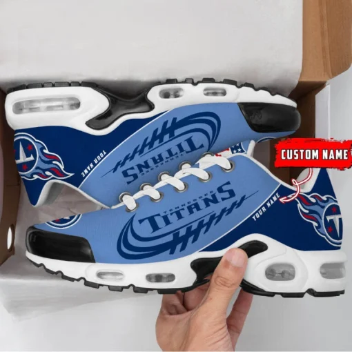 Tennessee Titans Custom Name Air Cushion Sports Shoes V20 - Image 3