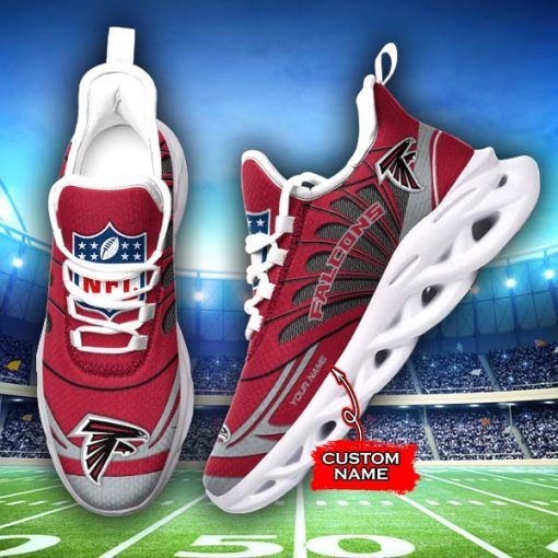 Atlanta Falcons Custom Name Max Soul Shoes V09 - Image 2