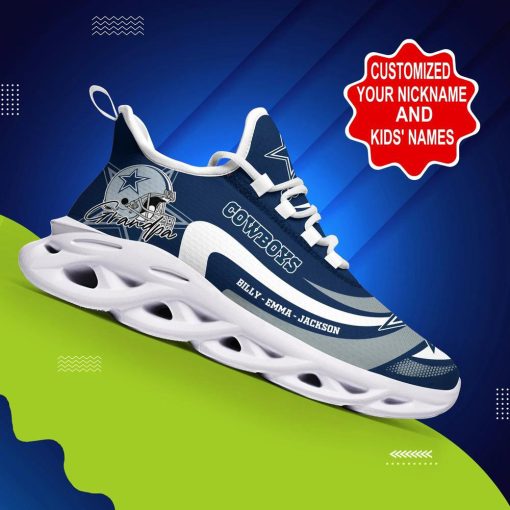 Dallas Cowboys Shoes Fashion Custom Name Shoes V38 - Image 5