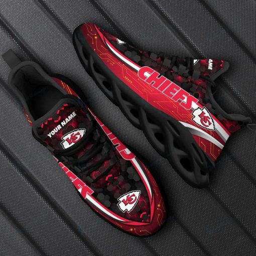 Kansas City Chiefs Personalized Max Soul Running Sneakers V48 - Image 3