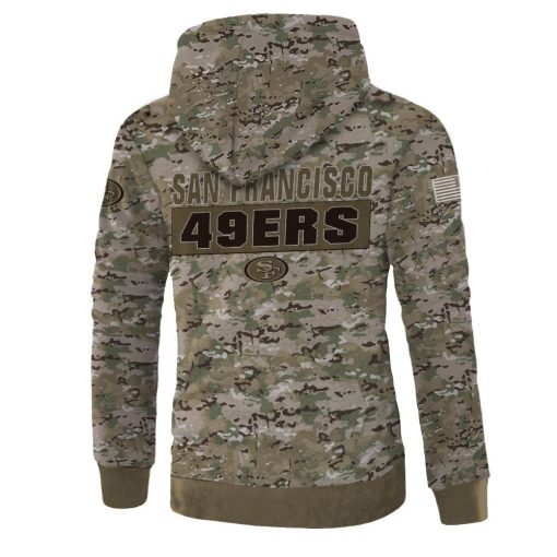 San Francisco 49ers Hoodies and T-Shirts Camo Styles 3D Print V25 - Image 6