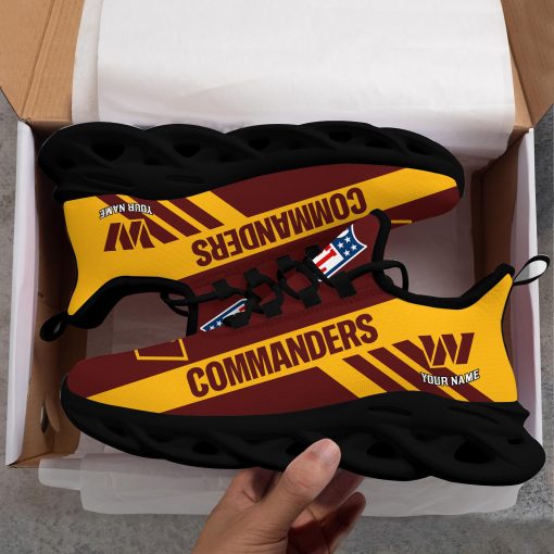 Washington Commanders Custom Name Max Soul Shoes V04 - Image 8