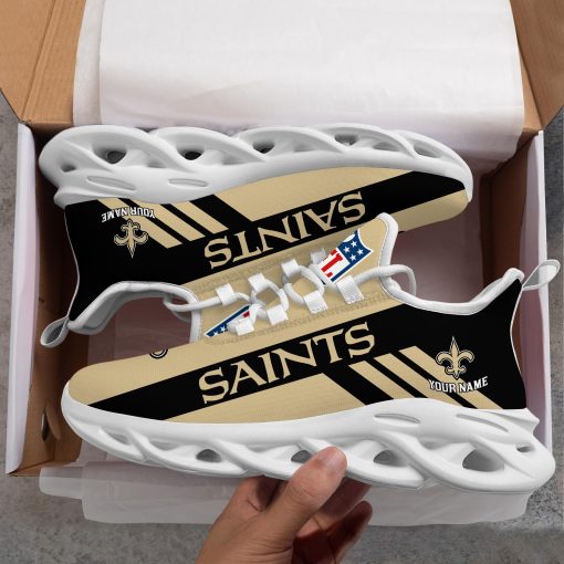 New Orleans Saints Custom Name Max Soul Shoes V04 - Image 9