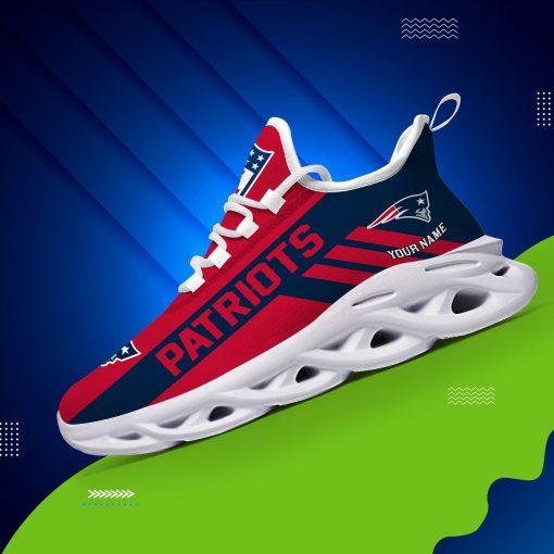 New England Patriots Custom Name Max Soul Shoes V04 - Image 5
