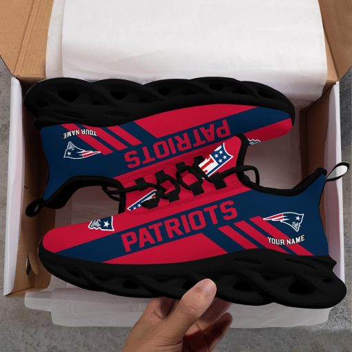 New England Patriots Custom Name Max Soul Shoes V04 - Image 8