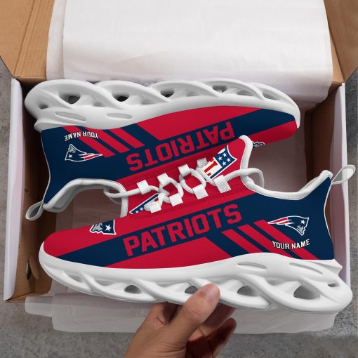 New England Patriots Custom Name Max Soul Shoes V04 - Image 9