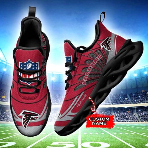 Atlanta Falcons Custom Name Max Soul Shoes V09 - Image 3
