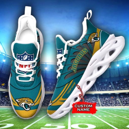 Jacksonville Jaguars Custom Name Max Soul Shoes V09 - Image 2