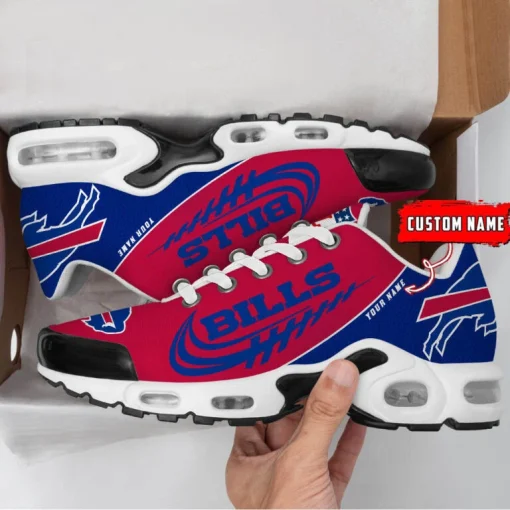 Buffalo Bills Custom Name Air Cushion Sports Shoes V20 - Image 3