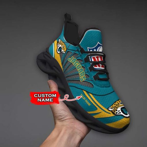 Jacksonville Jaguars Custom Name Max Soul Shoes V09 - Image 6