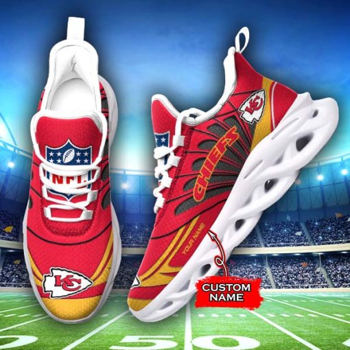 Kansas City Chiefs Custom Name Max Soul Shoes V09 - Image 2