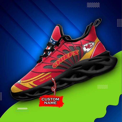 Kansas City Chiefs Custom Name Max Soul Shoes V09 - Image 5