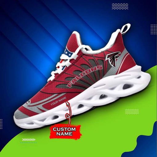 Atlanta Falcons Custom Name Max Soul Shoes V09 - Image 4