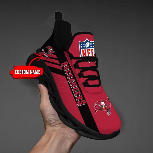 Tampa Bay Buccaneers Custom Name Max Soul Shoes V04 - Image 3