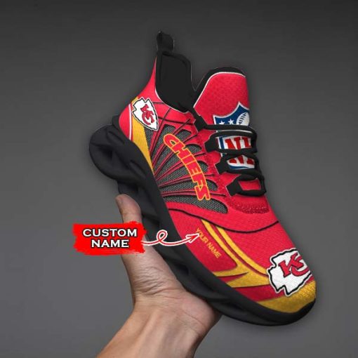 Kansas City Chiefs Custom Name Max Soul Shoes V09 - Image 6