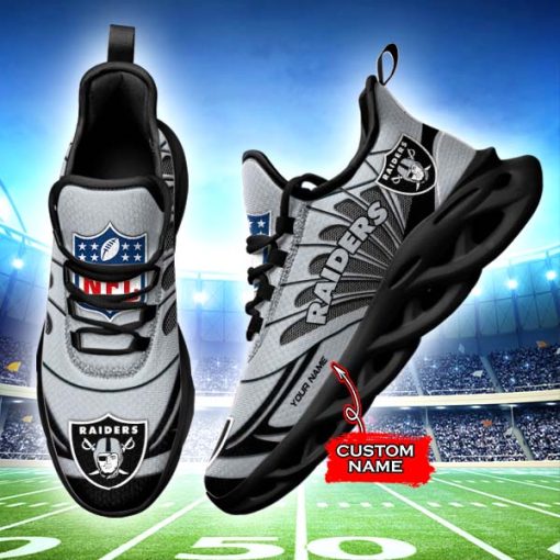 Las Vegas Raiders Custom Name Max Soul Shoes V09 - Image 3