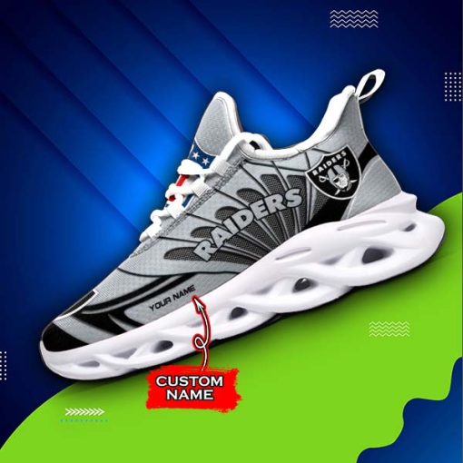 Las Vegas Raiders Custom Name Max Soul Shoes V09 - Image 4
