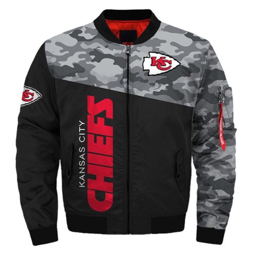 Kansas City Chiefs Bomber Jacket Winter Coat V58 - Image 2
