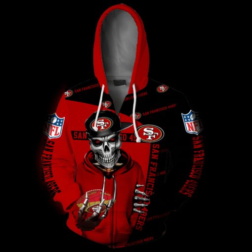 San Francisco 49ers Hoodies Cute Death V10 - Image 3