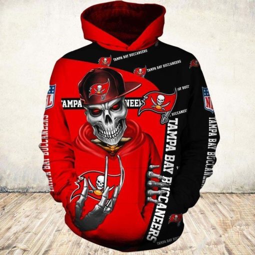 Tampa Bay Buccaneers Hoodies Cute Death V23 - Image 3