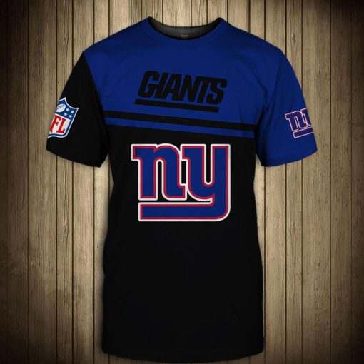 New York Giants Custom T shirt 3D Official Logos V56 - Image 2