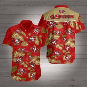 49ers aloha shirt, 49ers hawaiian, 49ers hawaiian shirt, hawaiian 49ers shirt, niners hawaiian shirt, san francisco 49ers hawaiian shirt