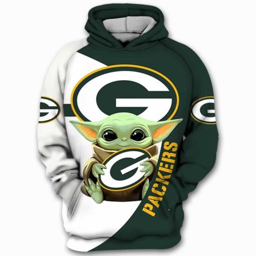 Green Bay Packers Baby All Over Print 3D Hoodie V38 - Image 2
