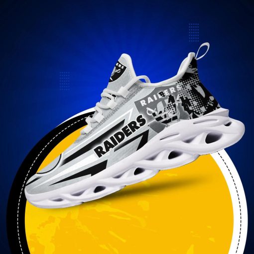 Las Vegas Raiders Max Soul Running Sneakers For Men And Women V51 - Image 3