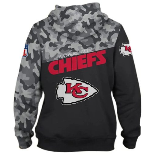 Kansas City Chiefs Military Hoodies 3D Sweatshirt V07 - Image 4