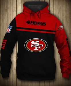 San Francisco 49ers Hoodies Cheap 3D Sweatshirt Pullover V44