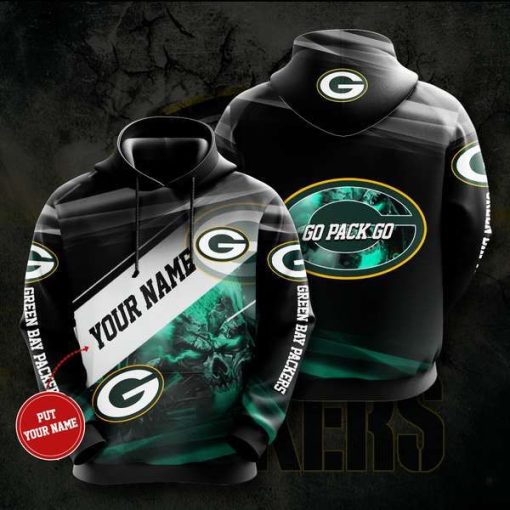 Green Bay Packers Hoodie 3D Go Pack Go V52 - Image 2
