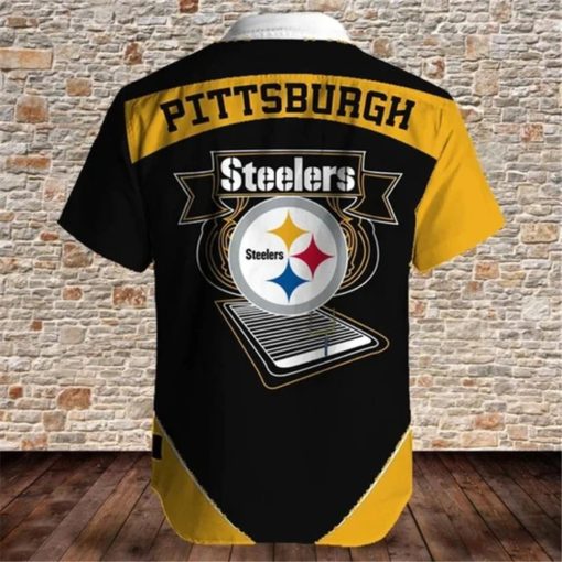 Pittsburgh Steelers Shirts Fireball Button V36 - Image 3