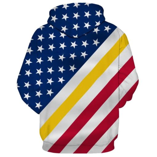 Kansas City Chiefs American Flag 3D Hoodie V58 - Image 3