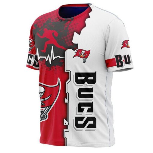 Tampa Bay Buccaneers Summer T-Shirt Casual Tee Tops V37 - Image 3
