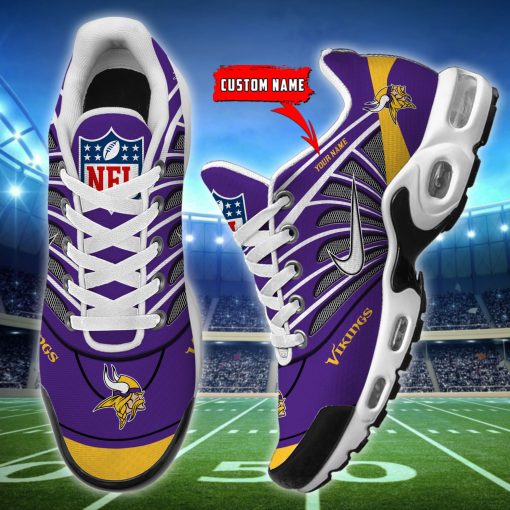 Customize Your Name with Minnesota Vikings Ver 39 Sport Shoes - Image 3