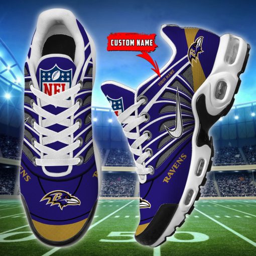Customize Your Name with Baltimore Ravens Ver 39 Sport Shoes NF - Image 3