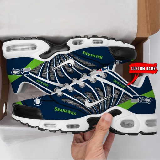 Customize Your Name with Seattle Seahawks Ver 39 Sport Shoes - Image 2