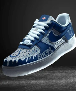 Indianapolis Colts Shoes AF1 Perfect Gift For Fans V11