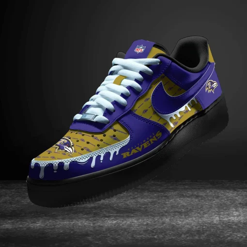 Baltimore Ravens Shoes AF1 Perfect Gift For Fans V11 - Image 3