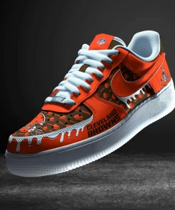 Cleveland Browns Shoes AF1 Perfect Gift For Fans V11