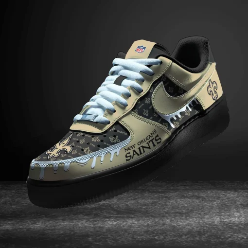 New Orleans Saints Shoes AF1 Perfect Gift For Fans V11 - Image 3