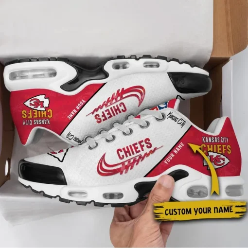 Customize Your Name with Kansas City Chiefs Ver 28 Sport Shoes NF - Image 2
