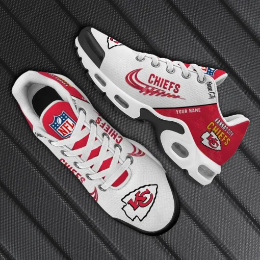 Customize Your Name with Kansas City Chiefs Ver 28 Sport Shoes NF - Image 3