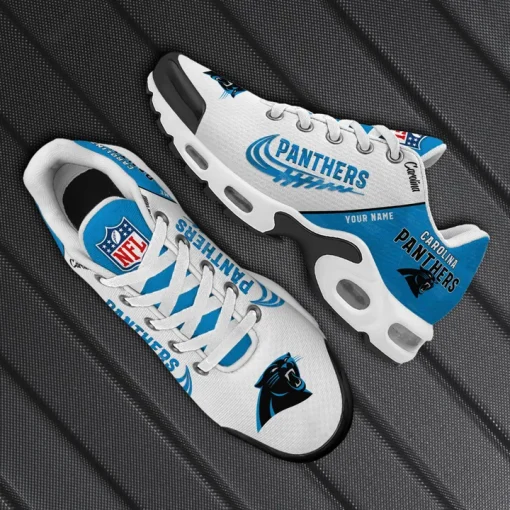 Customize Your Name with Carolina Panthers Ver 28 Sport Shoes NF - Image 3
