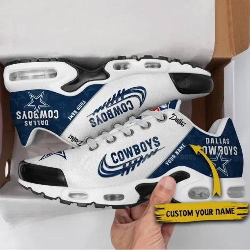 Customize Your Name with Dallas Cowboys Ver 28 Sport Shoes NF - Image 2