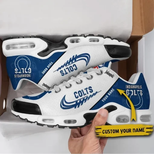 Customize Your Name with Indianapolis Colts Ver 28 Sport Shoes NF - Image 2