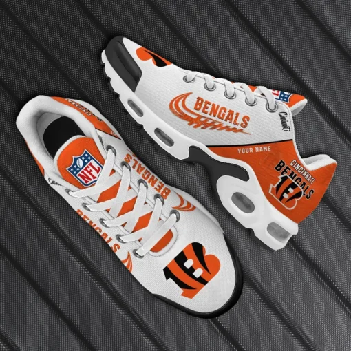 Customize Your Name with Cincinnati Bengals Ver 28 Sport Shoes NF - Image 3